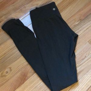 Dark gray winder under lululemon legging